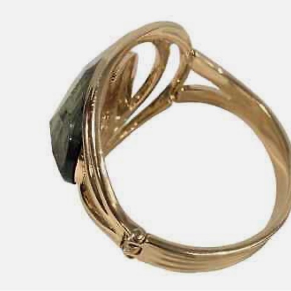 Robert Lee Morris Soho Midnight Hour Bracelet Abalone Stone Gold - Picture 5 of 5